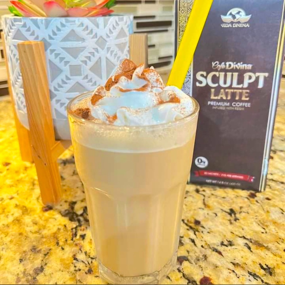 Cafe sculpt latte